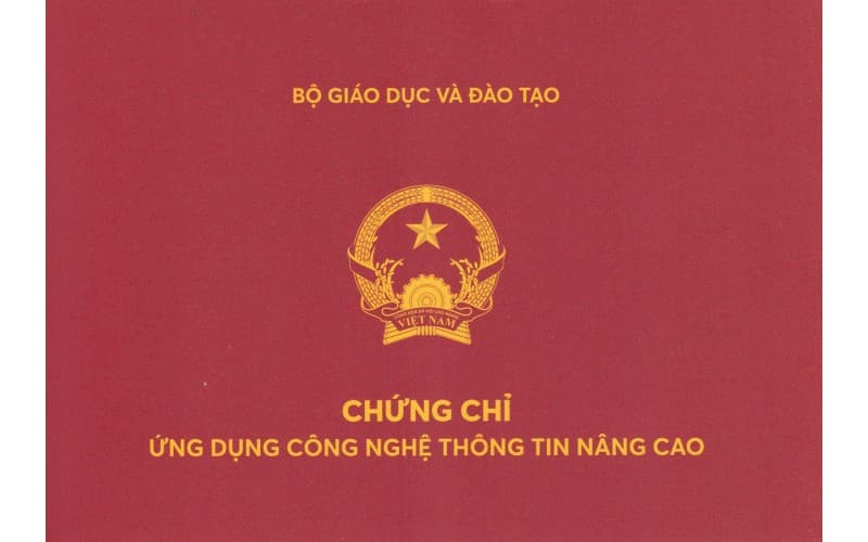Chứng chỉ ứng dụng công nghệ thông tin cơ bản và nâng cao