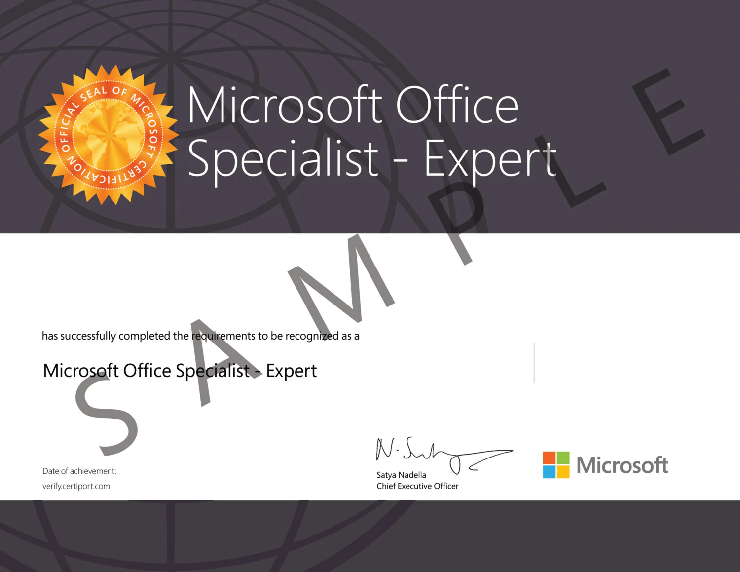 Chứng chỉ Microsoft Office Specialist